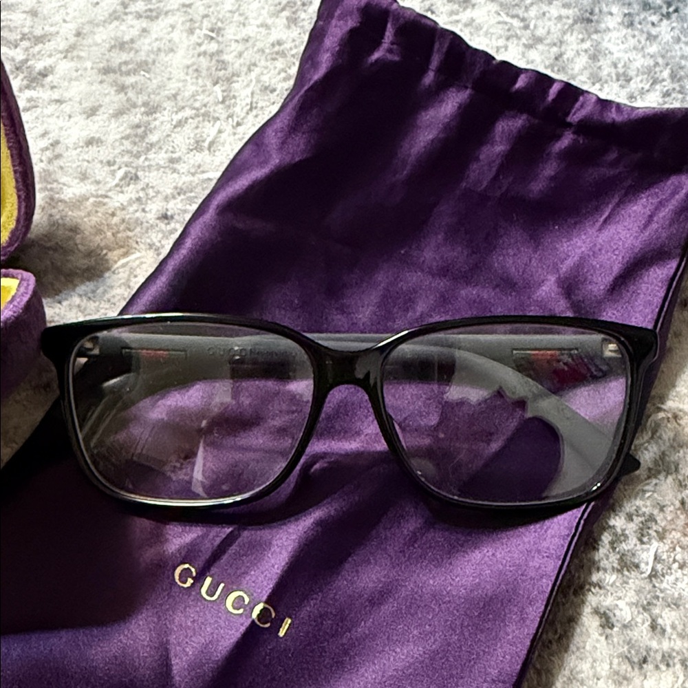 Gucci Frames with case (seeing eye glasses)